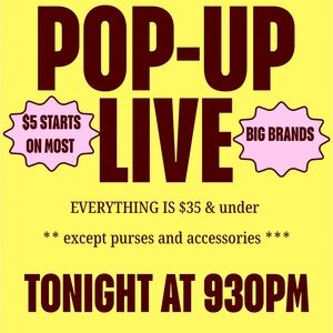 LIVE SHOW TONIGHT ONLY